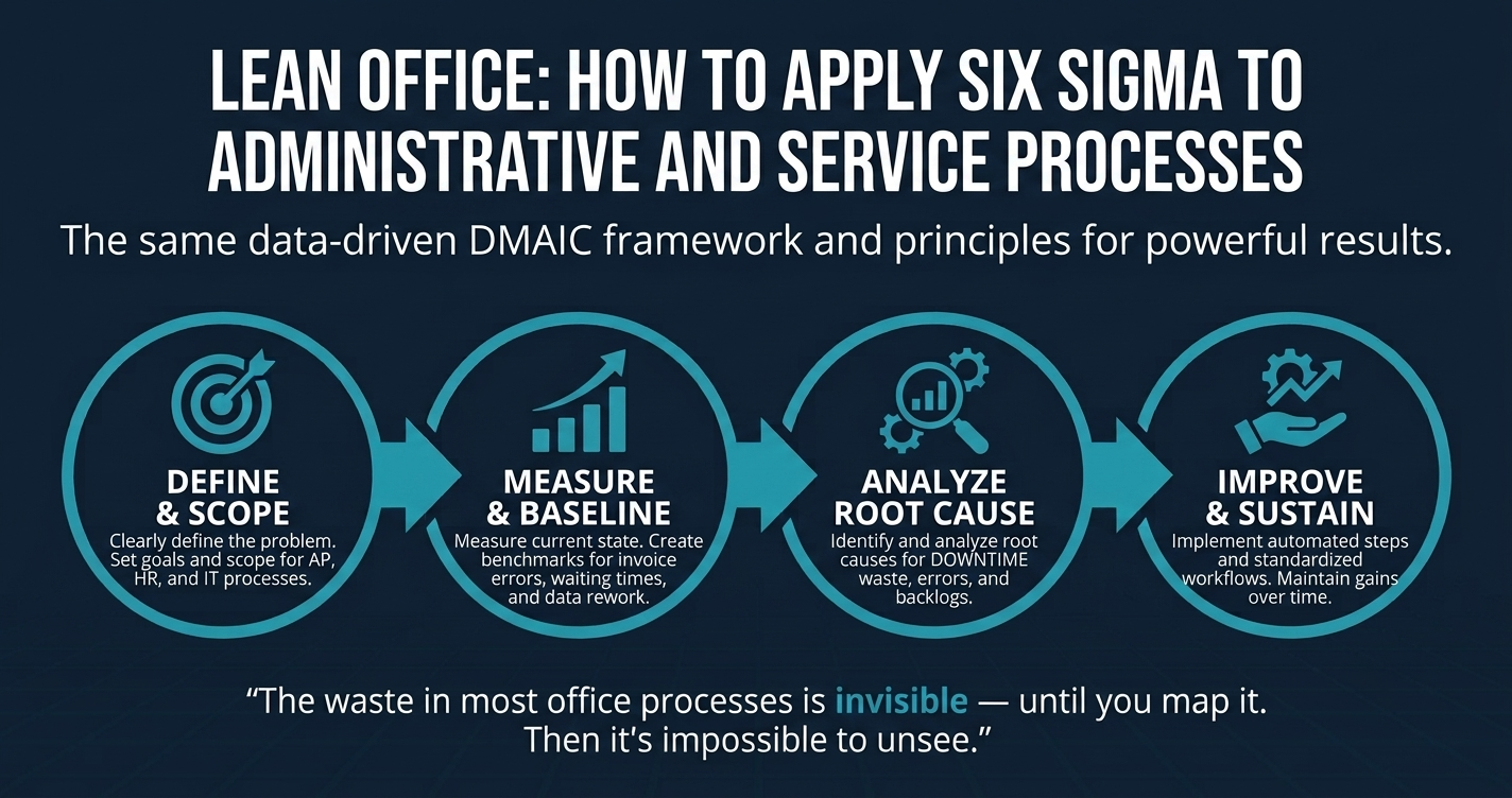 DMAIC Framework — Define, Measure, Analyze, Improve, Control